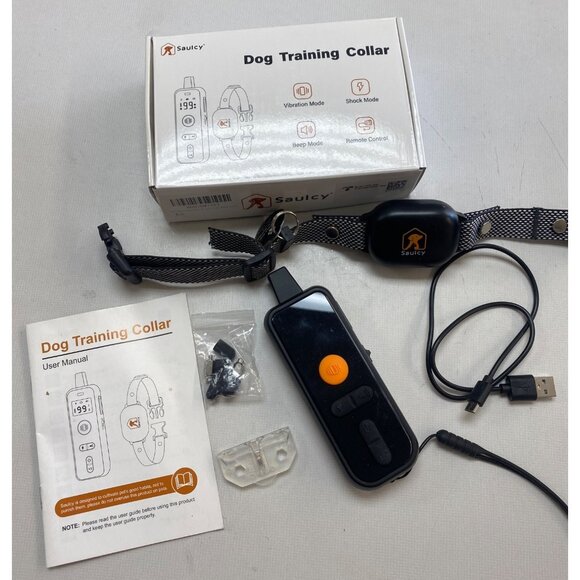 Sauicy Dog Training Collar With Remote Control & USB Charger - Picture 1 of 12
